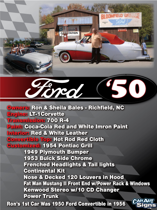 Ford '50 Show Board